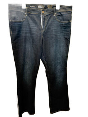 Buckle BLACK Women’s Boot Cut Jeans in Dark Indigo Blue 38x32